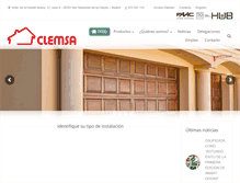 Tablet Screenshot of clemsa.es